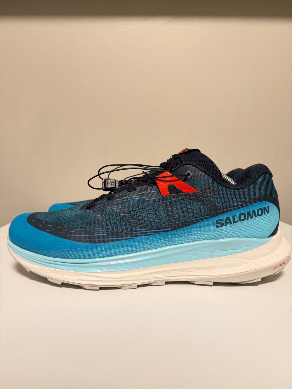 Salomon Ultra Glide 2 Blue Coral Trail Running Shoes 470425 Men’s US 12